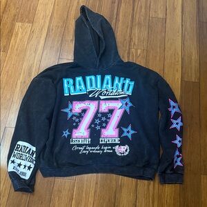 ROMWE Black Casual Hoodie